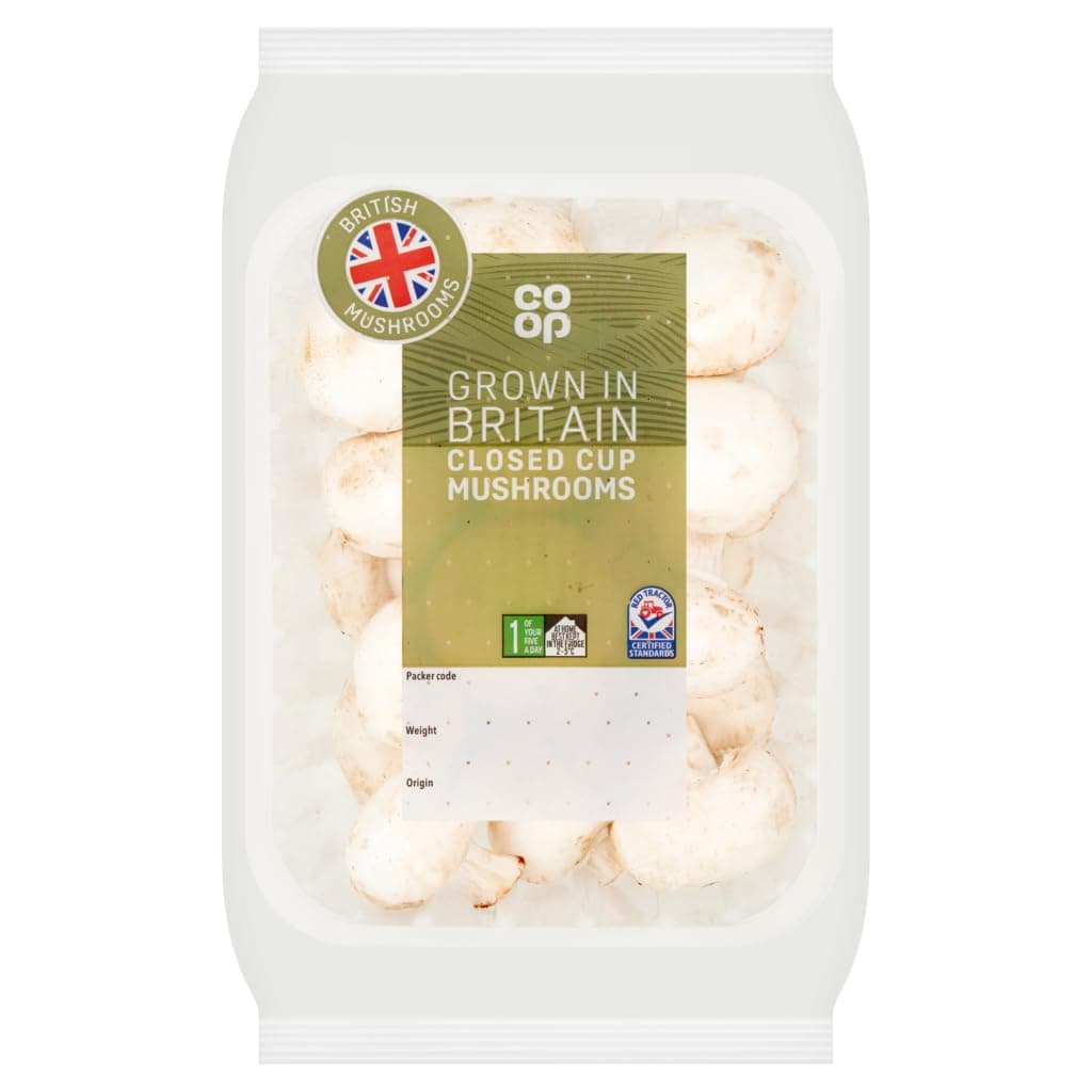Co-op Closed Cup Mushroom, 300g