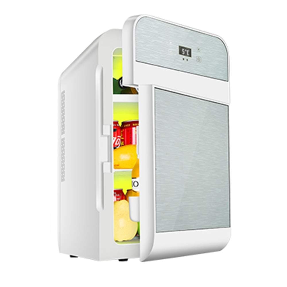 Dual-use Cooluli Infinity, Refrigerated And Heated Mini Refrigerator Environmentally Friendly Energy-saving 20Loutdoor Refrigerator For Outdoor Parties, Etc, Silver