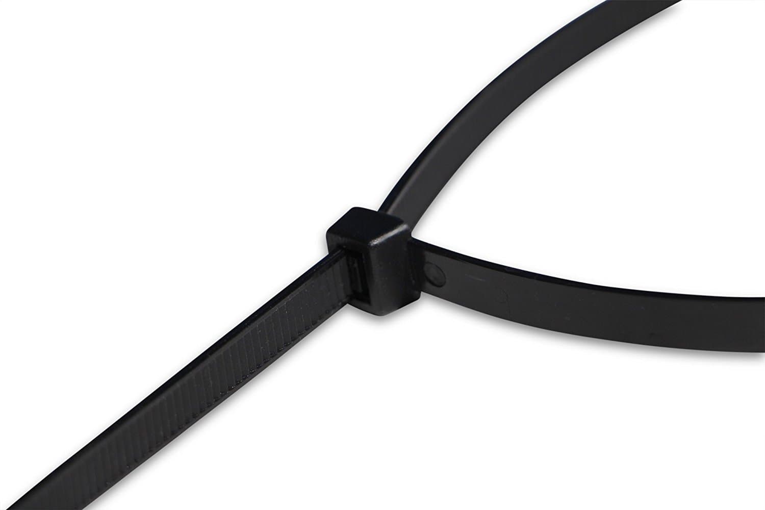 Super Strong Cable Ties - Heavy Duty - Black, Self Locking Nylon Zip Ties (100, 12 inch)