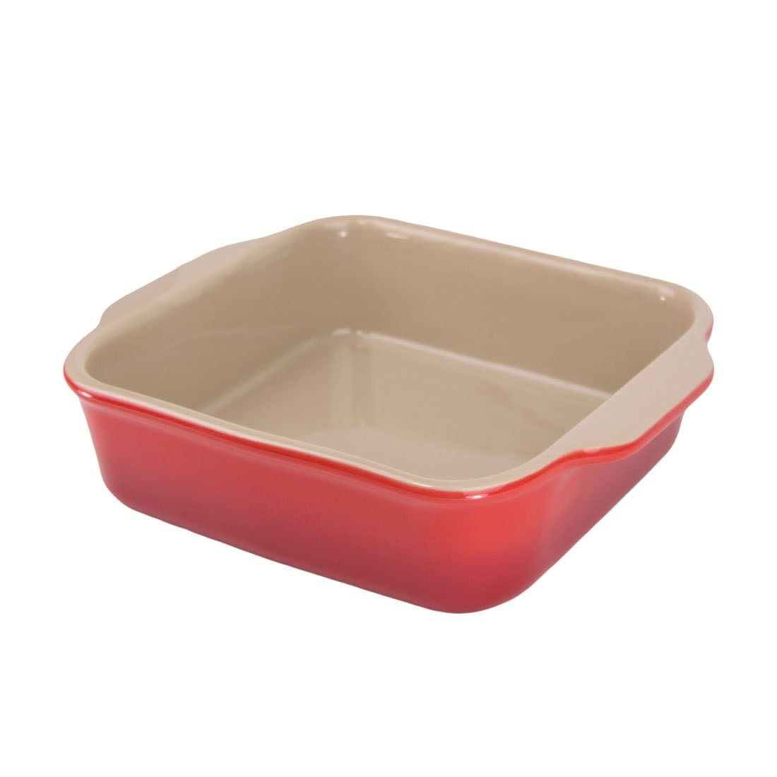 7” x 7” Square Casserole Baker - Non Stick Ceramic - Heat Resistant to 400 °F - No Metals or other Harmful Materials - Safe for Oven, Microwave, Dishwasher - Made in the USA