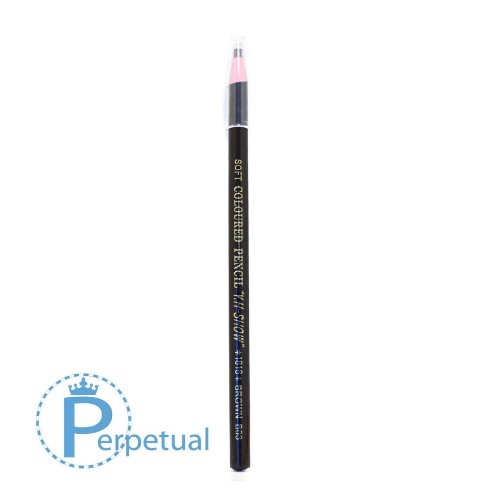 Permanent Makeup & Microblading Eyebrow Mapping Wax Pencils Eyebrow Lip Design (3, Dark Brown)
