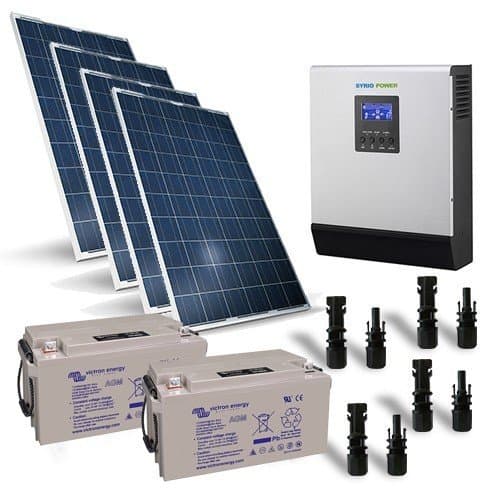 1KW 24V Solar Chalet Pro Solar Panel Inverter Charger Controller Battery 90Ah