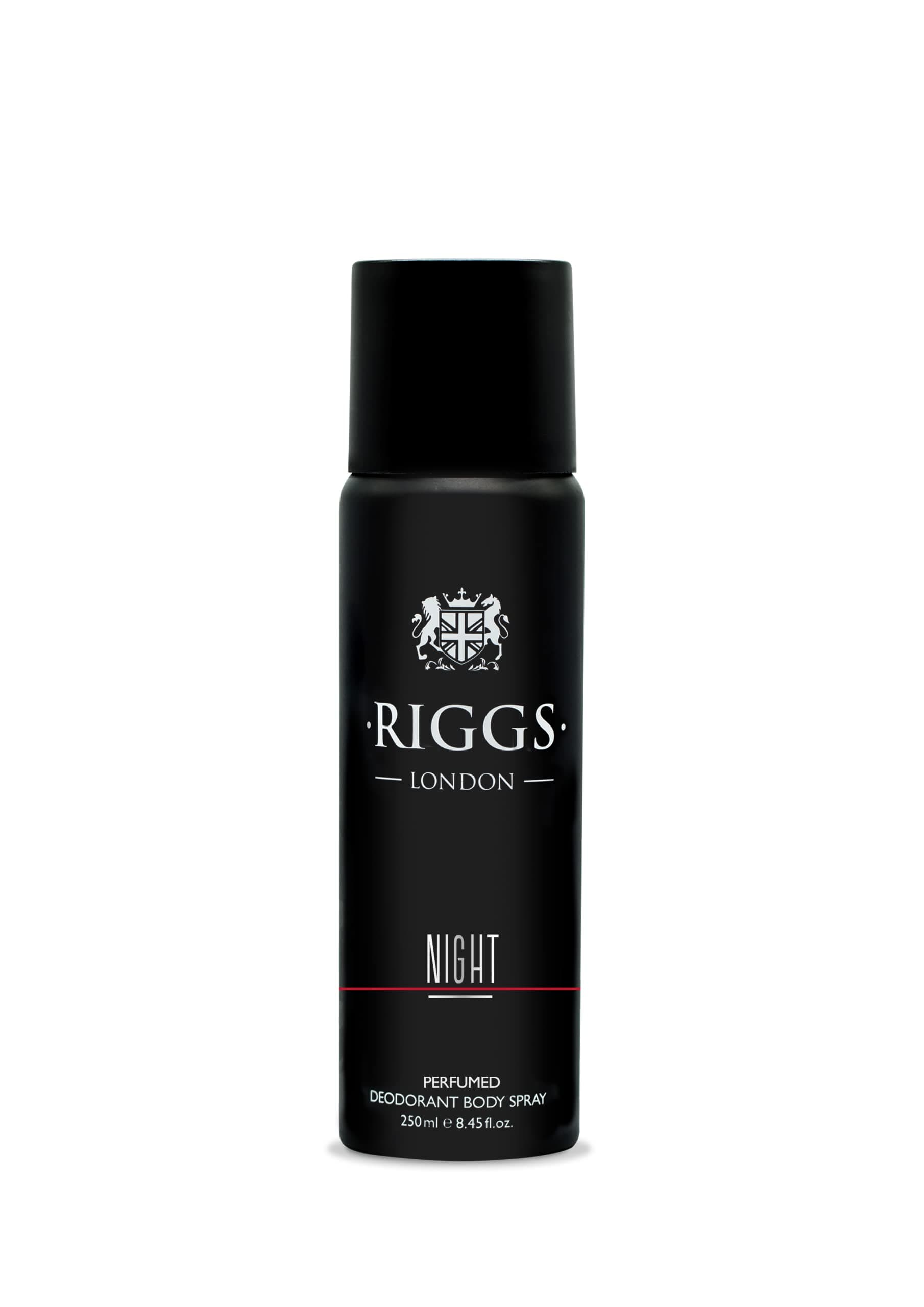 RIGGS LONDON PERFUMED DEODORANT BODY SPRAY 250ML - NIGHT