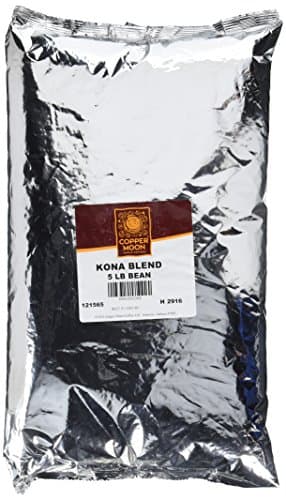 Copper Moon Whole Bean Coffee Kona Blend 5 Pound
