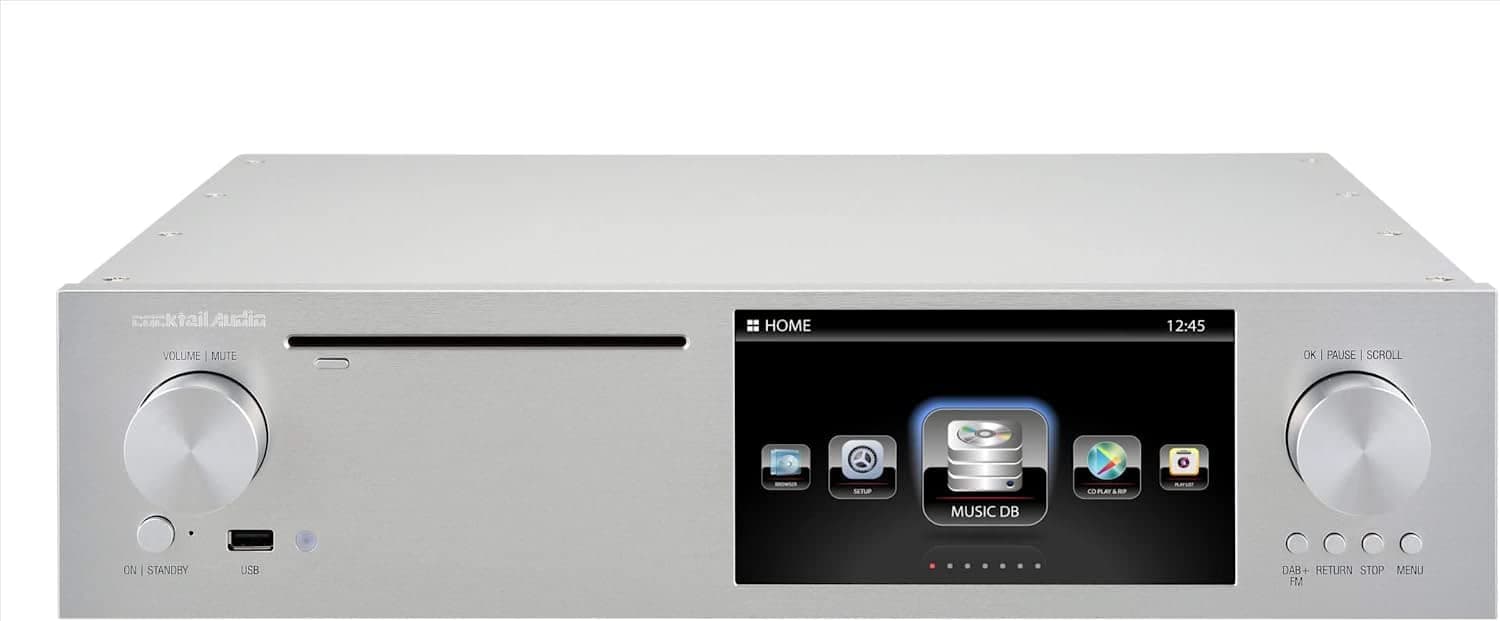 X50D Roon Ready TIDAL Streamer/CD/DAC/FM Tuner (Silver)