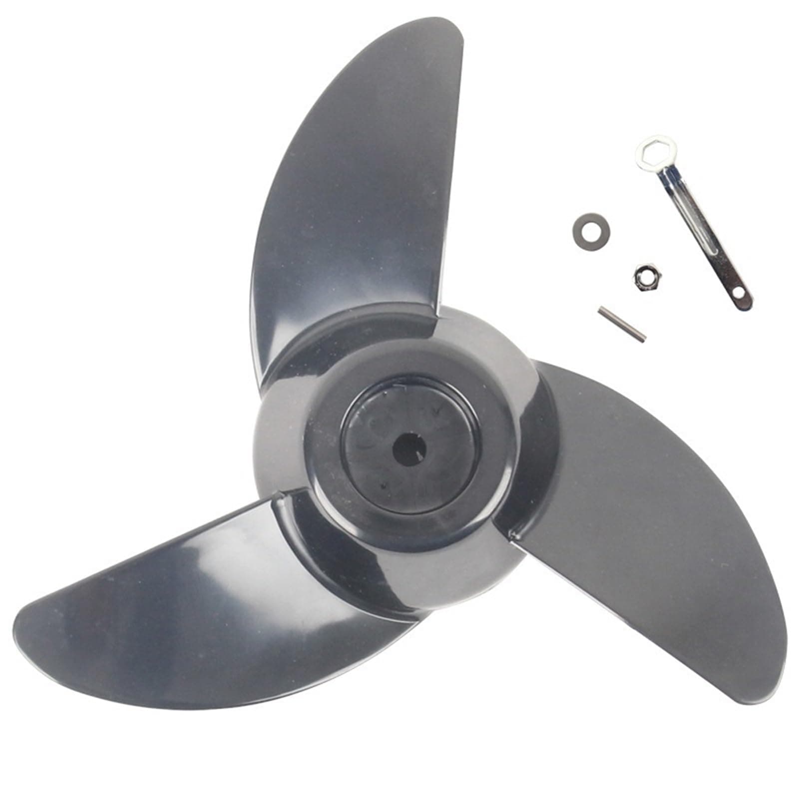 Propeller only for boat Electric Trolling Motor Engine by DC Battery Driven Propeller Fishing Inflatable Boat Dinghy Raft (Color : SIZE B)