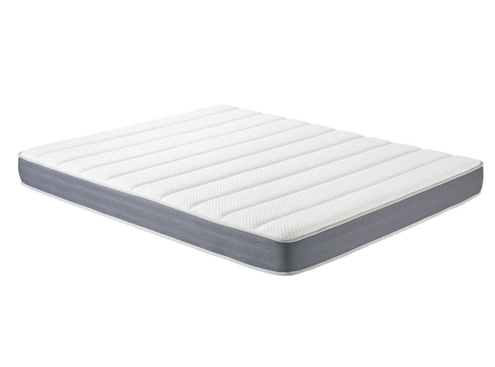 Memory First mattress 140x190cm MEMORYTEX memory foam 42kg/m3 + 7 comfort zones - Firm - Soft finish – H 17 cm - OBED