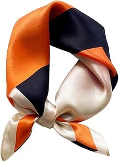 MEISEE 100% Mulberry Silk Scarfs Small Square Scarf 21" x 21" Neck Scarf Breathable Lightweight for Women Gift Packed