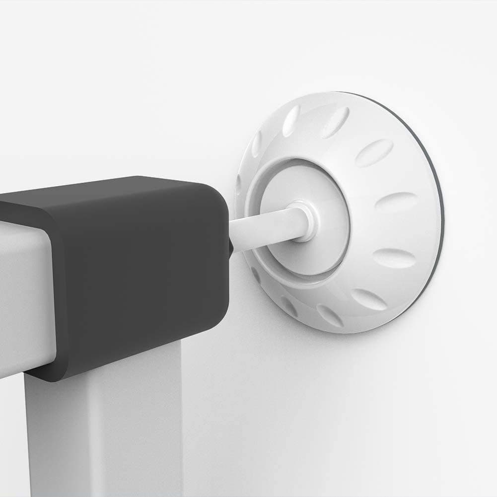 Mumoo Bear Stair Gate Wall Protector, 4 Pcs Stair Gate Extension Wall Guard for Protecting Stair, Door, Wall Surface, Babies & Pets Safety