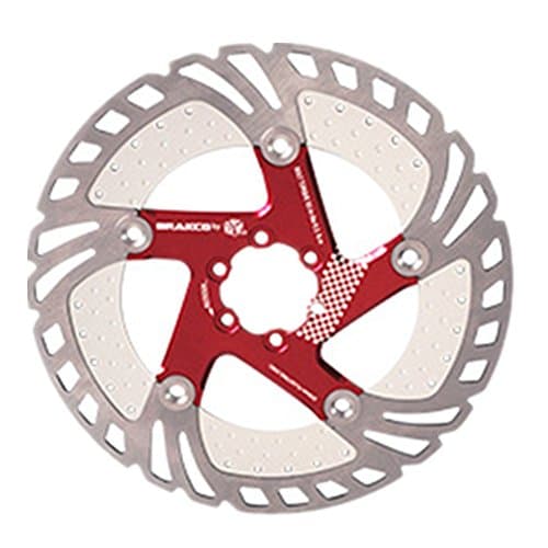 Sviper Float Rotor Pad Floating Disc Brake Rotor 6 Bolts Aluminum Alloy Bike Disc Brake Rotor for Most Bicycle Road Bike Mountain Bike BMX MTB 160mm 180mm 203mm pad Adjusters Brake Easy to Mounting