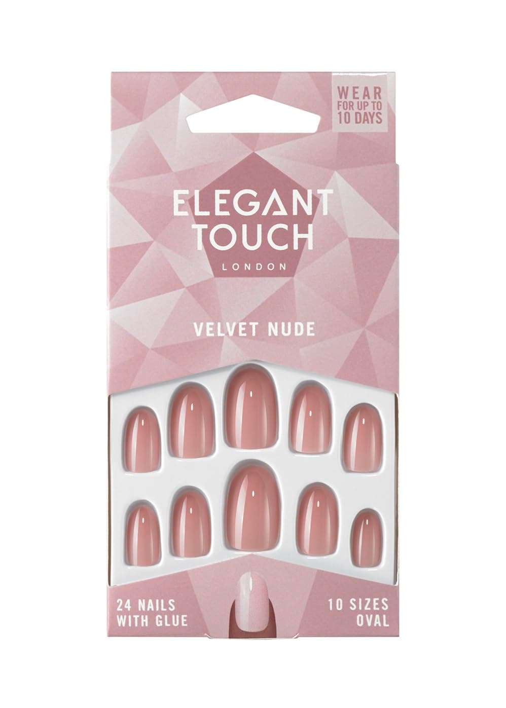 Elegant Touch Core Colour Nails Velvet Rose