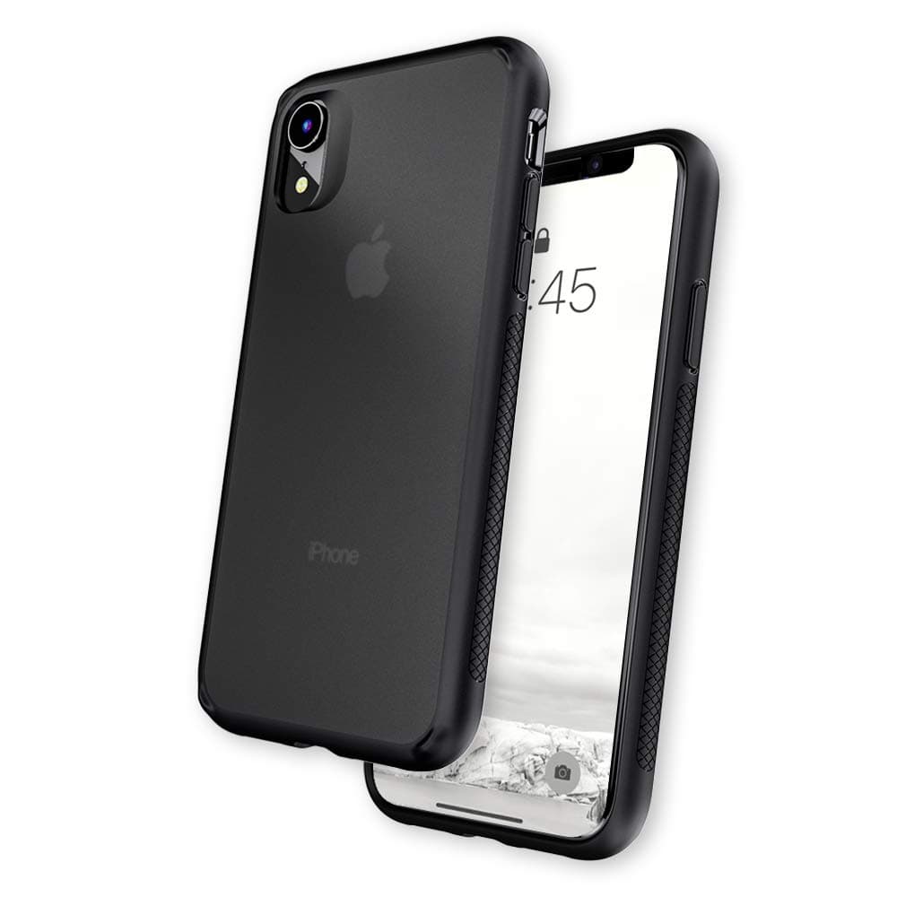 Caudabe Synthesis iPhone XR [Slim], [Rugged], [Protective] iPhone XR Case (Stealth Black)