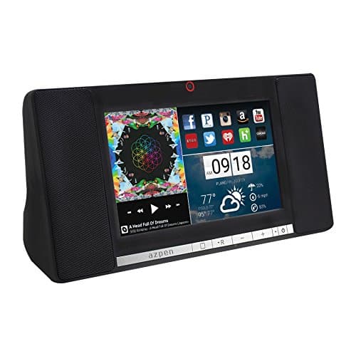 Azpen A760 CounterTop Tablet with Bluetooth Speaker Black