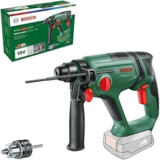Cordless Rotary Hammer Drill UniversalHammer 18V (Without Battery; 18V System; Round-Shank Adapter; Drilling/Hammer Drilling/Chiselling; 2.0 J Impact Energy; SDS Plus Tool Holder; in Carton)