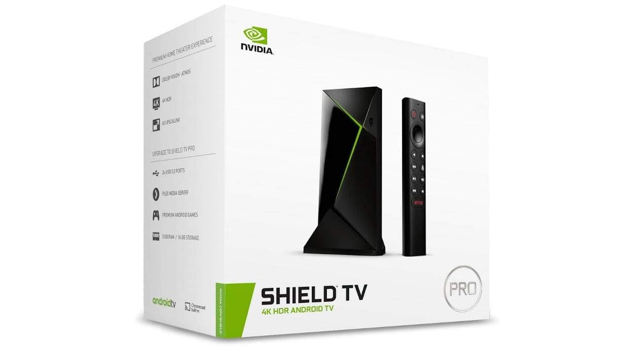 Shield Android TV Pro | 4K HDR Streaming Media Player High Performance, Dolby Vision, 3GB RAM, 2X USB, Works with Alexa, Model:945-12897-2500-101