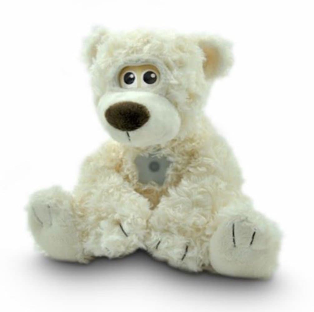 Wunders Tommy the Bear - Sleeptrainer and Nightlight, White by Wunders