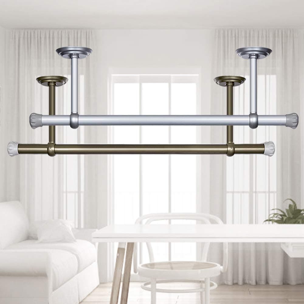 Drying rack Balcony Clothes Rail Indoor Fixed Ceiling And Wall Airer Dryer Clothesline Machine Aluminum 180cm