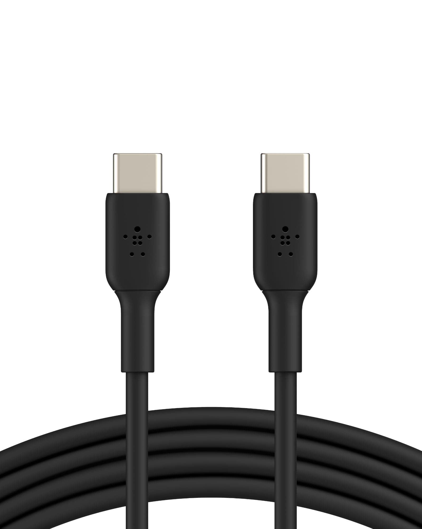 BoostCharge USB-C to USB-C fast charger cable, USB type C charger cable fast charging for iPhone 16, 15, Samsung Galaxy S24, S23, Pixel, iPad, MacBook, Nintendo Switch and more - 1m, Black
