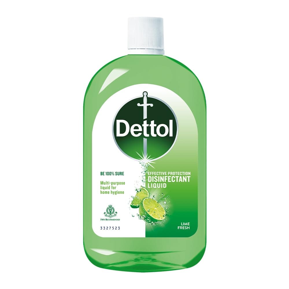 - Multi-Purpose Disinfectant Liquid for Floor & Surface Cleaning, Lime Fresh Fragrance, 1L