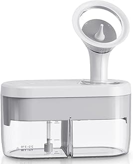 Electric Ear Wax Removal Kit, Water Powered Ear Cleaner Ear Wax Remover, Rechargeable Ear Cleaning Kit Ear Irrigation Flushing System, Earwax Removal Tool with 4 Cleaning Modes for Home Use