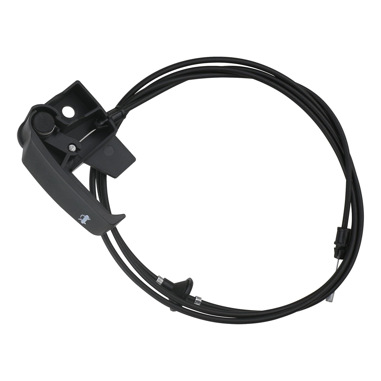 Hood Release Cable Pull Handle Assembly 15142953 912-017 Compatible with 1999-2007 Chevy Avalanche Silverado Suburban Tahoe, GMC Sierra Yukon, Cadillac Escalade Pickup Truck