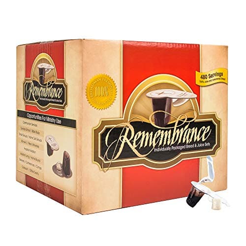 Remembrance Individually Packaged Bread & Juice Sets, 480 Servings