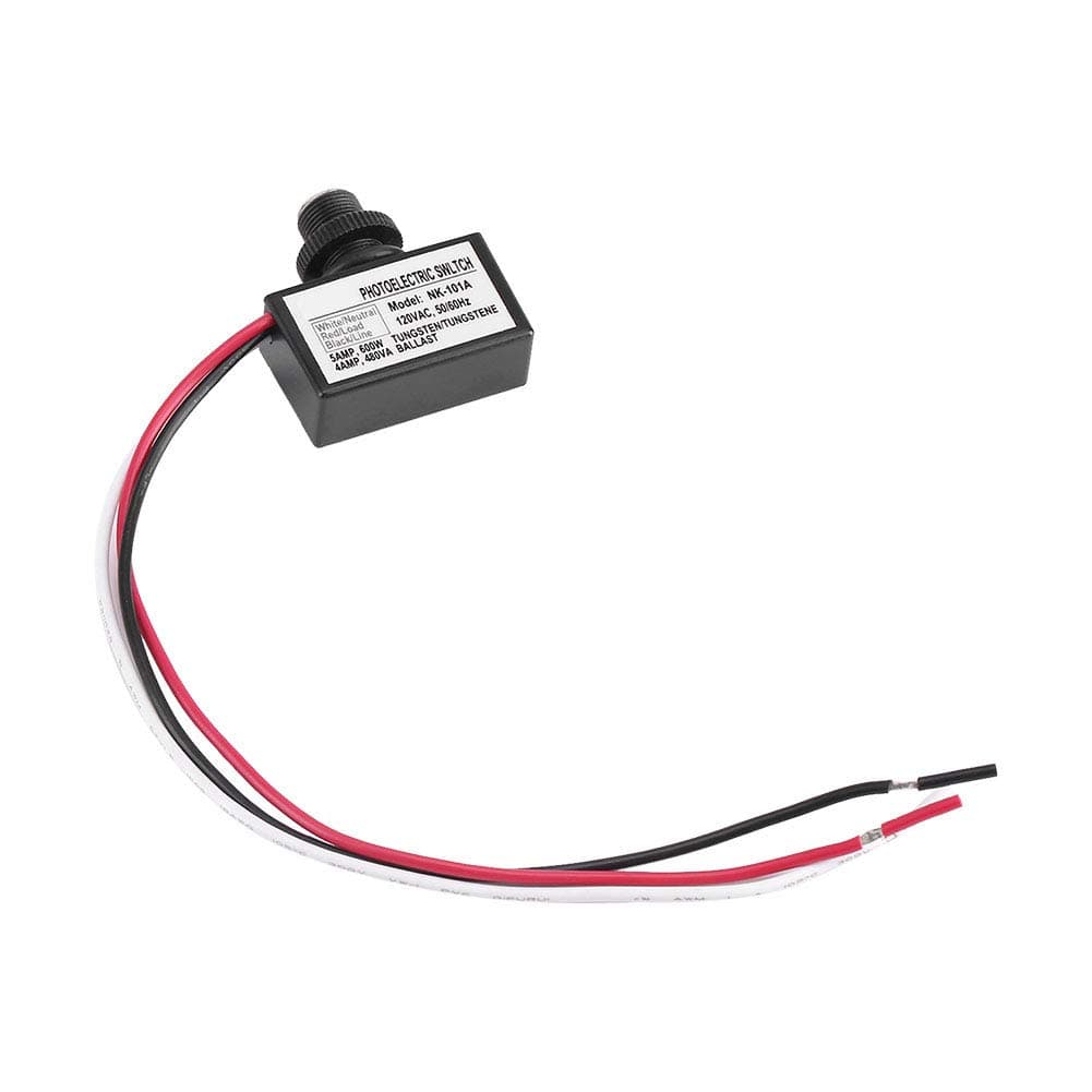 120VAC Light Sensor Control Automatic On/Off Photoelectric Switch for Lighting Fixtures