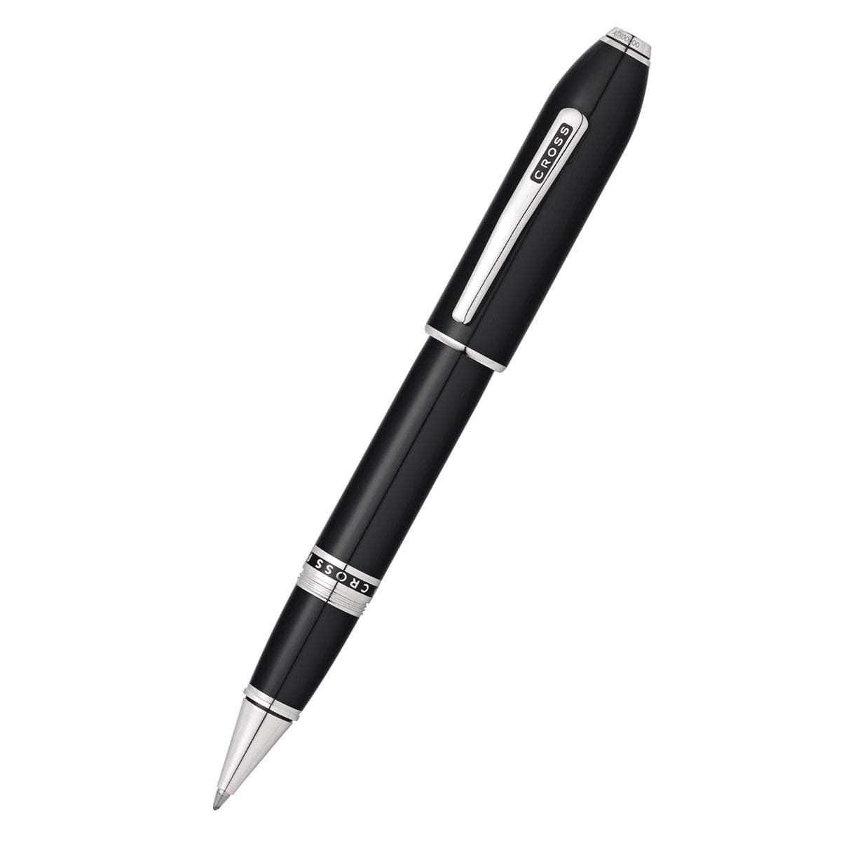 Peerless 125 Obsidian Lacquer Rollerball Pen - Black