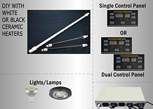 DIY Infrared Sauna Kit with Ceramic Heaters - 3000 Watts
