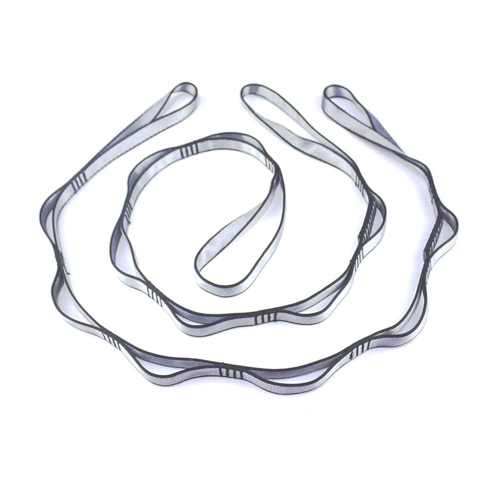 Climbing Strap Daisy Chain Nylon Daisy Chain Adjustable Strap Rope Yoga Extend Belt (2-packs)