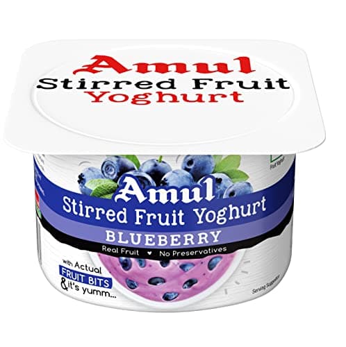 Stirred Fruit Yoghurt Blueberry, 100g