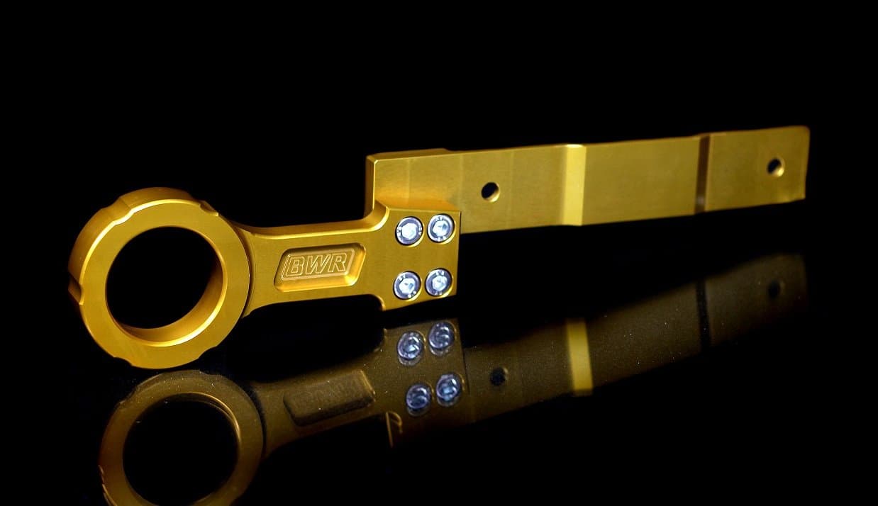 Evo X Billet Rear Tow Hook Gold