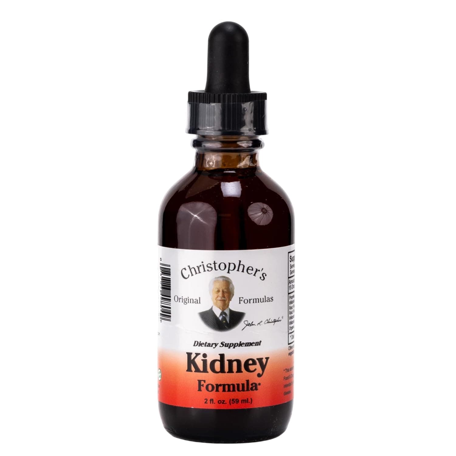 Christopher's Original Formulas Kidney Extract, Herbal Support with Ginger Root, Goldenseal & Juniper Berry, 2 oz Liquid