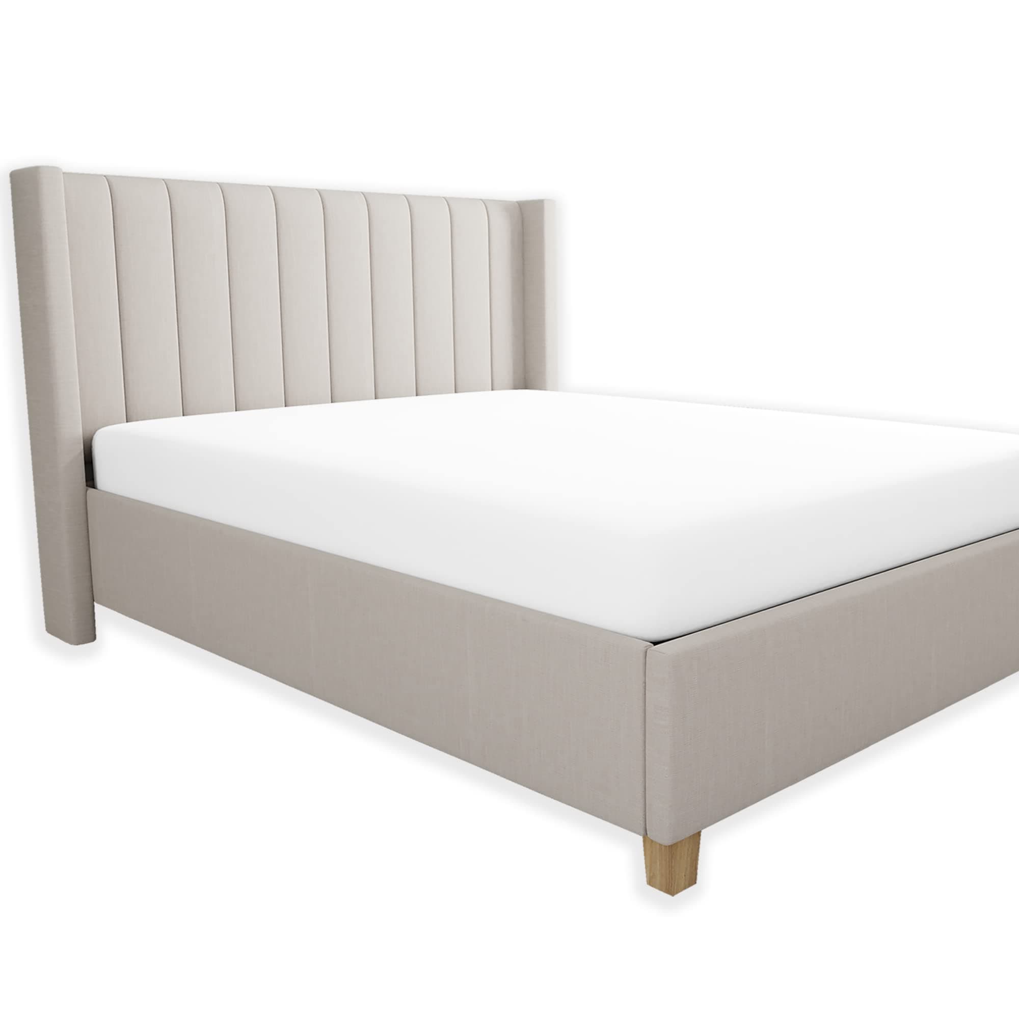 100% Cotton Percale King Size Fitted Sheet Only White, Breathable Cool & Crisp Fitted Sheet King Size (78" x 80") with Deep Pocket, Holiday Gifting Bed Sheets King - White by Color Sense