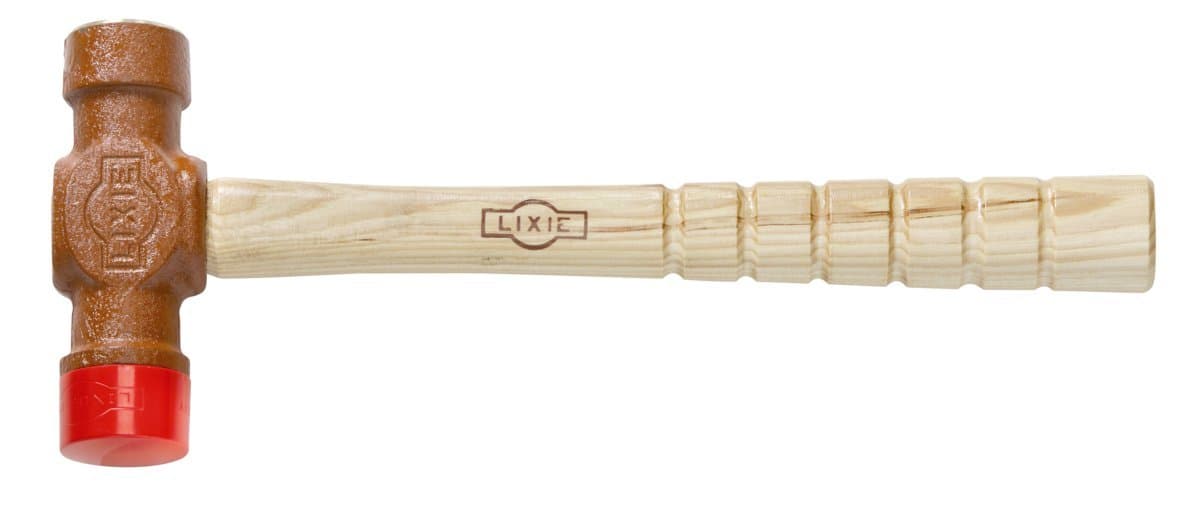 Lixie AB100-H - 16 Oz. Multi-Purpose Bronze Hammer with 1" Dia. Bronze & Hard Urethane Face