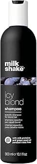 milk_shake | Icy Blond Shampoo 300 ml, Specific Anti-Yellow Shampoo for Blonde or Lightened Hair, with Black Pigment, Made in Italy
