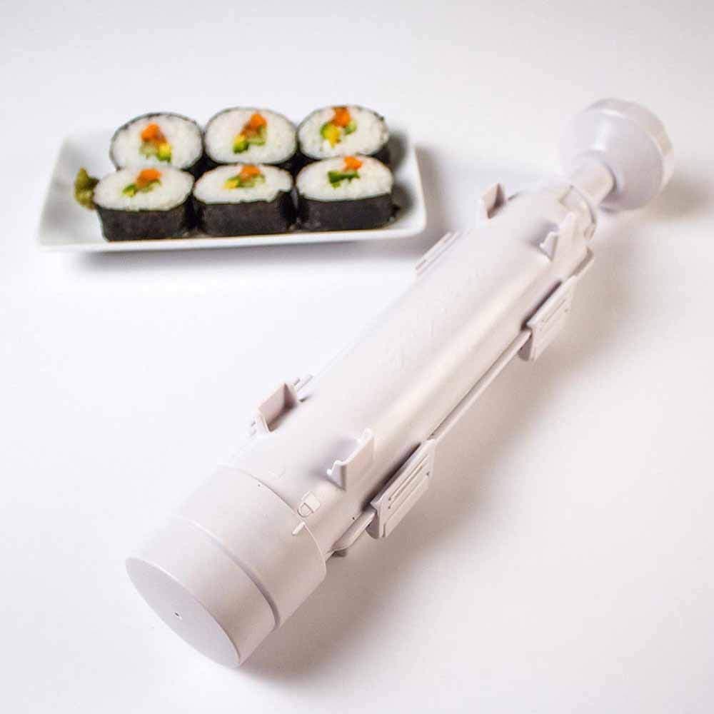 Eutuxia Sushi Maker Roller, Bazooka DIY Sushi Mold Making Machine, Rice Vegetable Meat Avocado Roller, Make Your Own Professional Sushi with Food-Grade Smart Kitchen Gadget