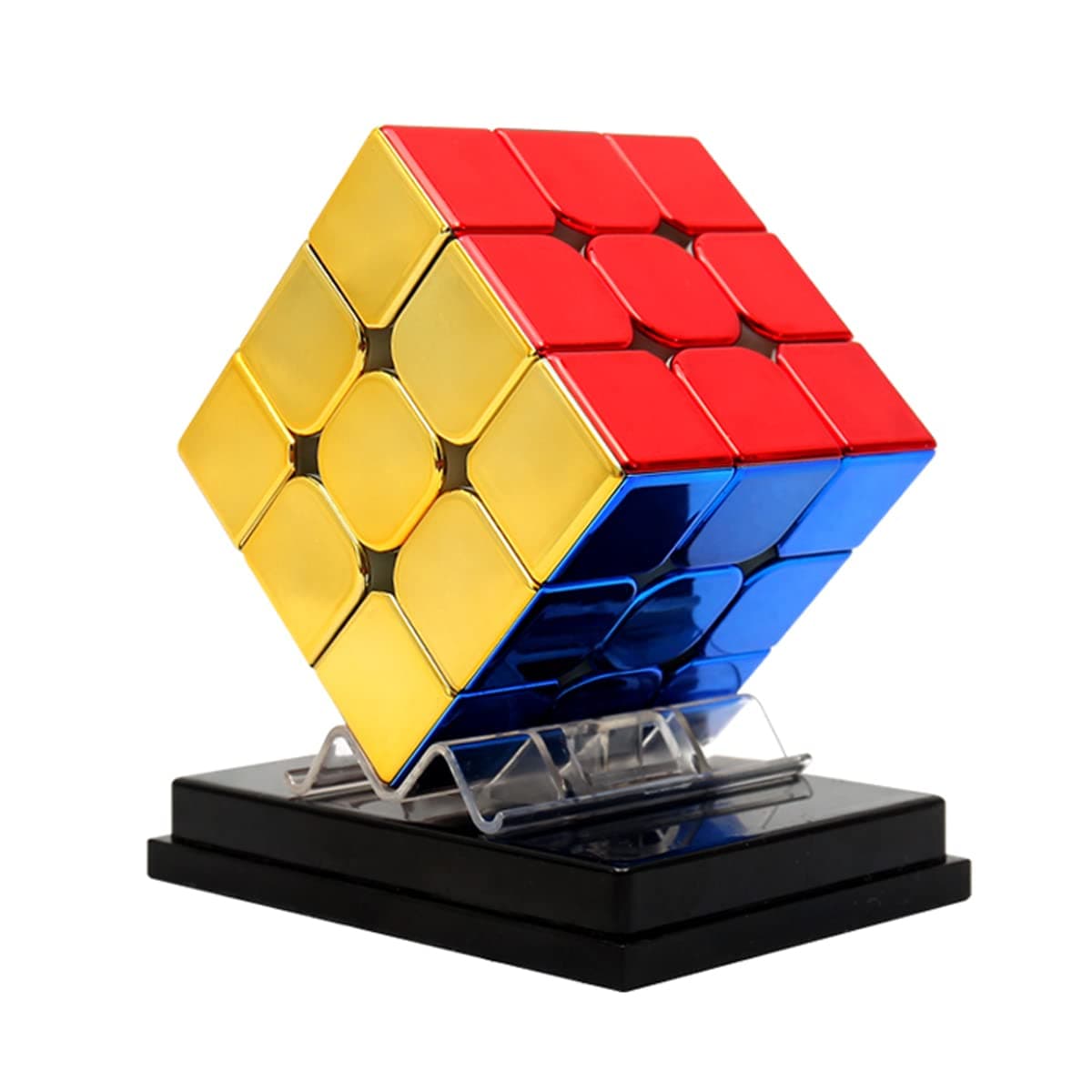 Cyclone Boys 3x3 Speed Cube Magnetic Reflective Mirror,Stickerless Magic Cube