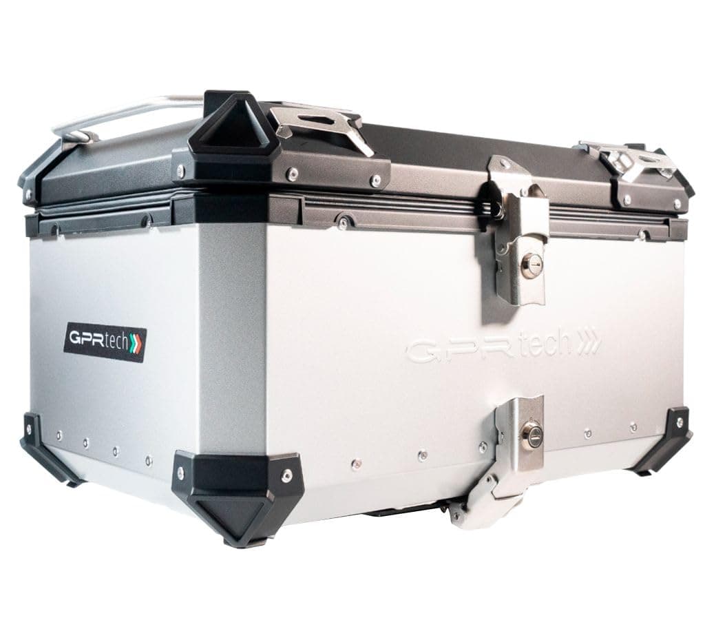 GPRTop Case TECH R 1200 Rs Lc 2015/2016 TOP CASE ALPI-TECH 45 LT. SILVER Top case in aluminum, silver color with specific plate included Capacity 45 LT.