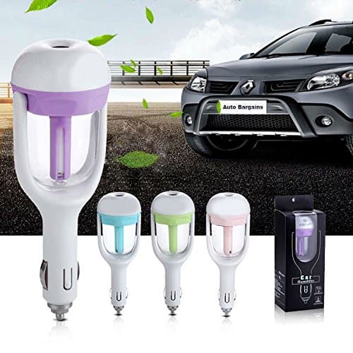 Auto Bargains Car Humidifier and Aromatherapy. (Blue)