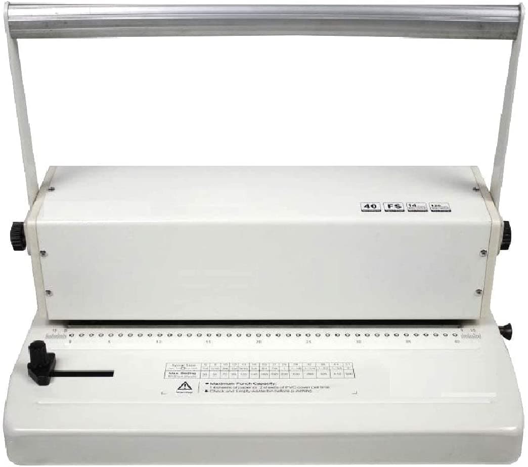 Dotpot Spiral Binding Machine A4 / 14-16 Sheets of 70 GSM & 40 Holes Heavy Duty Machine (Multi Colour)