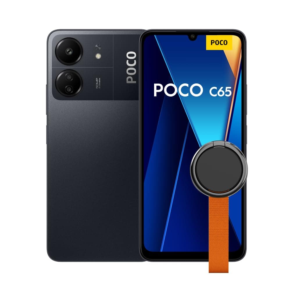 XIAOMI POCO C65 Black-Smartphone 8+256G-MediaTek Helio G85 processor,Smooth 6.744”90Hz display,18W fast charging(UK Version+2 Years Warranty)