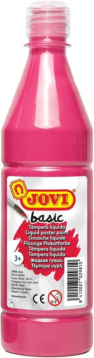 BASIC LIQUID POSTER PAINT BOTTLE 500ML MAGENTA