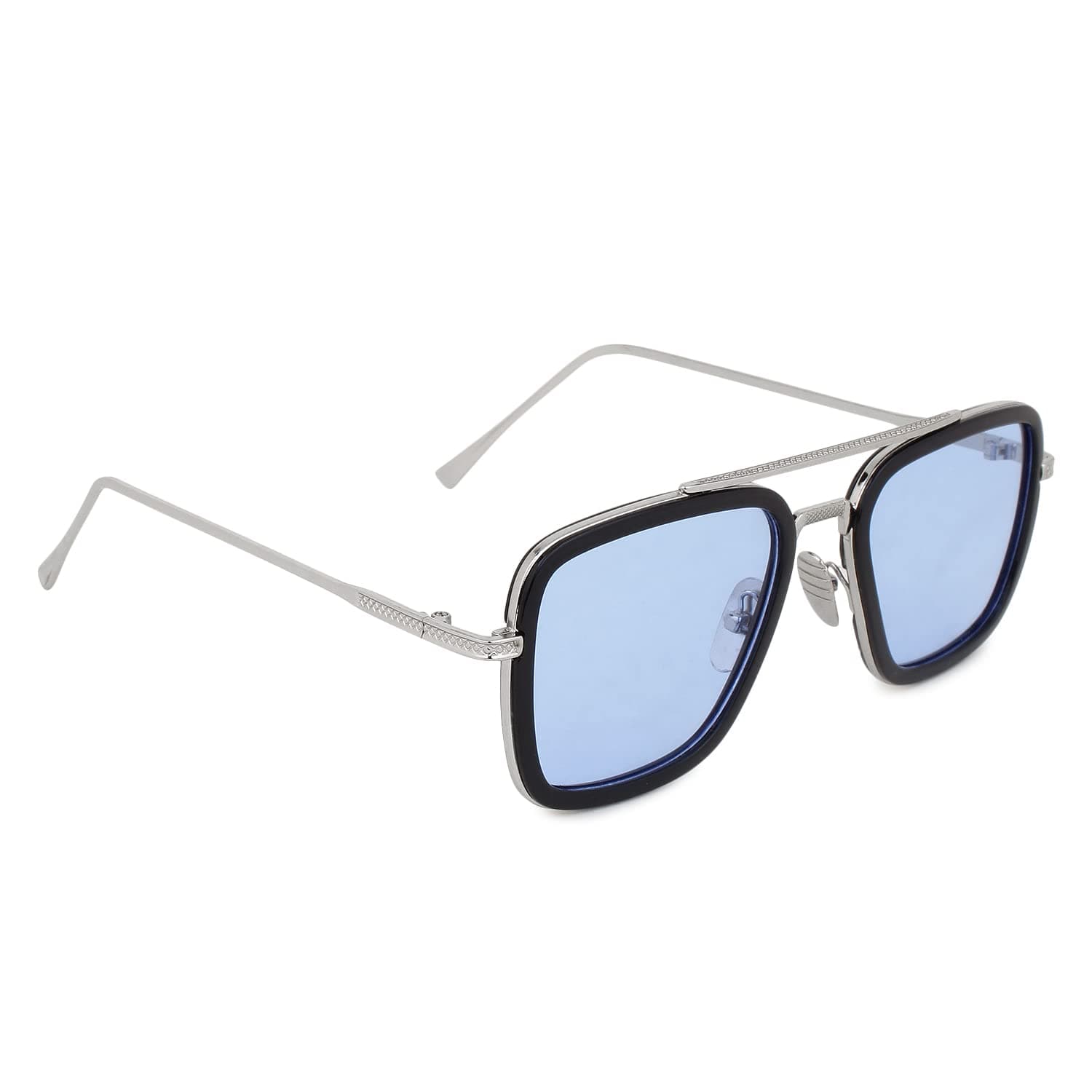RYLENMetal Body Rectangular inspired from Tony Stark Sunglasses,The marvel,infinity War Iron Man Sunglasses for Men & Boys