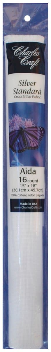 DMC Silver Label Aida 16 Count Soft Tube, Multi-Colour, 3.81 x 6.47 x 43.18 cm