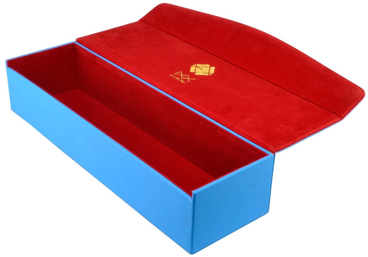 Supreme One Row Deck Box | 1,000 Card Capacity | Suede Lined Interior | Wood Exterior