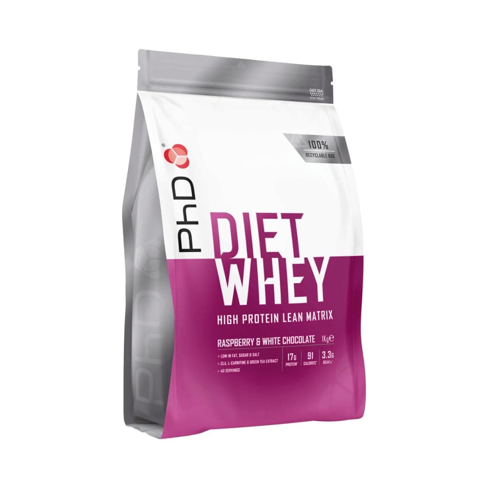 Nutrition Diet Whey 2kg Raspberry & White Chocolate by PhD