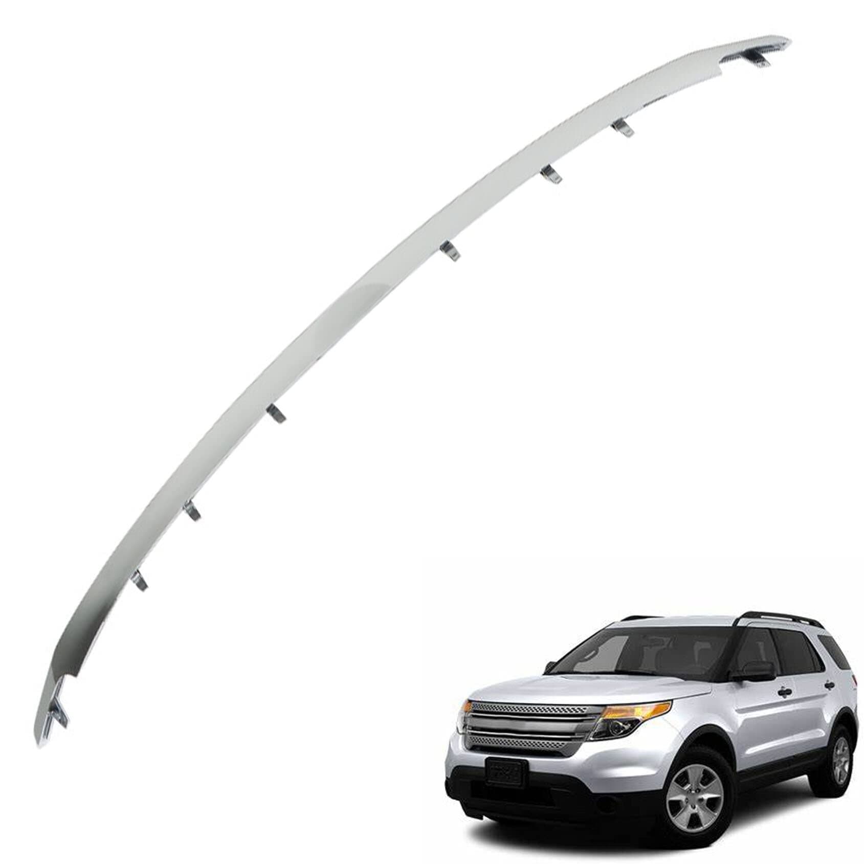 Grille Upper Molding Trim Strip Replacement for 2011-2015 Explorer BB5Z8200BA FO1216107