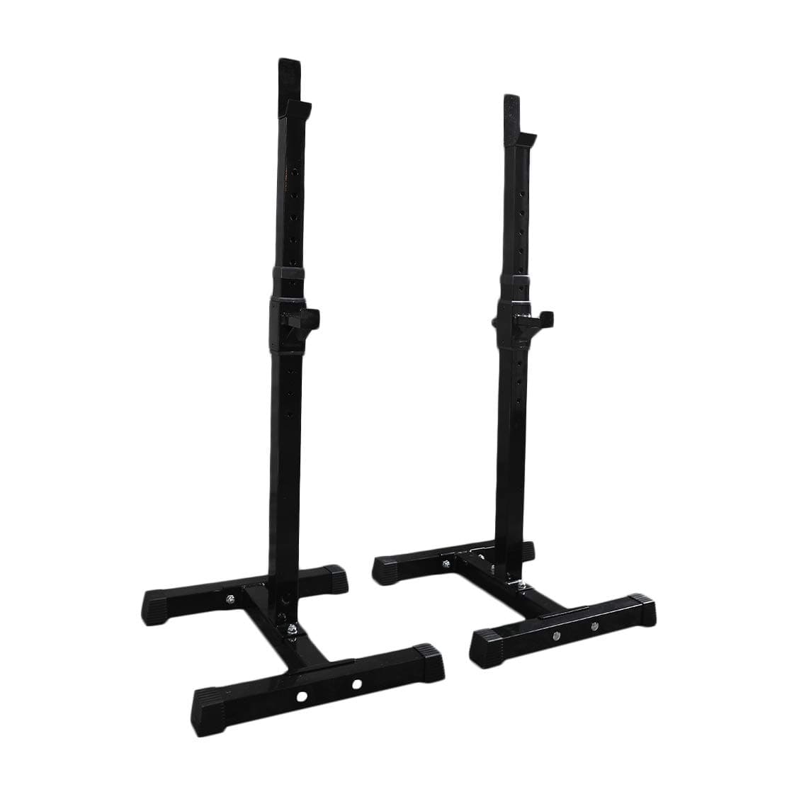 AKT Adjustable Squat Rack Barbell Power Bracket 8 Height Adjustment Weight Stand Bodybuilding Gym Weightlifting Heavy Support Load 100kg, 1 Pair