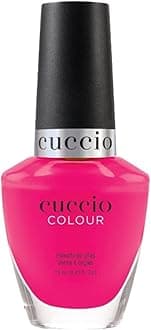 Cuccio We Got the Beat | Neon Nail Polish Nail Paint | 13ml | Long Lasting, Glossy, Vegan | Paraben Free | No Yellowing | FREE from Harmful Chemicals - Fuchsia